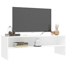 shumee fehér forgácslap TV-szekrény 120 x 40 x 40 cm 