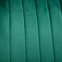 Homla GOLICK bársonyszék zöld 44x57x88 cm