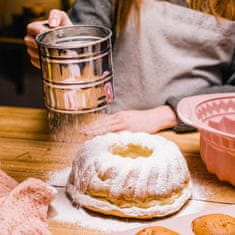 Homla EASY BAKE szilikon muffin forma rózsaszín 24x10 cm