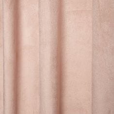Homla PATTY bársony függöny piszkos rózsaszín 140x250 cm