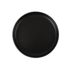 Homla FEMELO desszert tányér fekete 20 cm