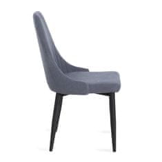 Homla LOUIS szék grafit szövetből 45x45x90 cm