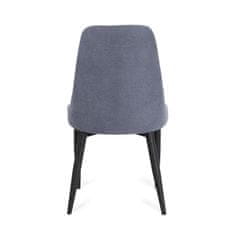 Homla LOUIS szék grafit szövetből 45x45x90 cm