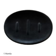 Homla JUPITER szappantartó fekete 12 cm