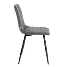 Homla WITUS szék szürke szövetből 44x57x88 cm