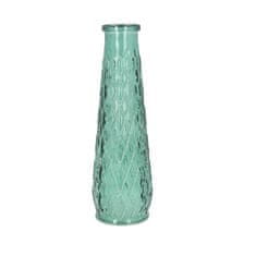 Homla ARCHIE váza dombornyomással zöld 7x22 cm