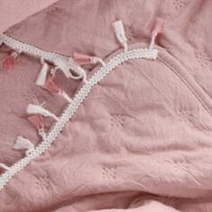Homla GRANNA rojtos ágytakaró rózsaszín 200x220 cm