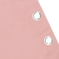 Homla PATTY bársonyfüggöny rózsaszín 140x250 cm