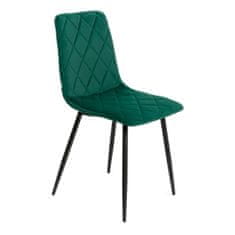 Homla WITUS szék zöld szövetből 44x57x88 cm
