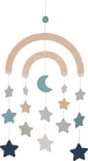 Goki Fából készült függő körhinta Kék csillagok