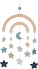 Goki Fából készült lógó körhinta csillagok kék