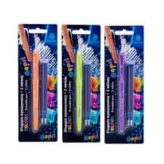 Astra Gumírozott toll OOPS! 0,6mm, kék, két radír + 2 újratöltő, buborékcsomagolás, színkeverék, 201022002