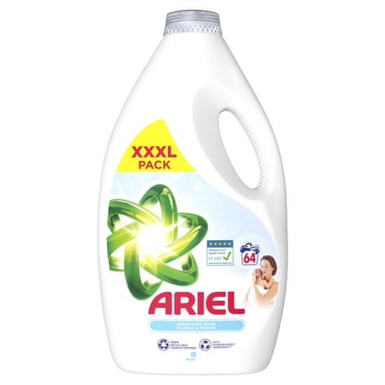 Ariel Sensitive mosógél, 64 mosási adag