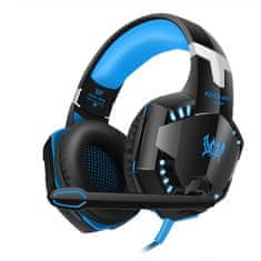Northix G2000 Pro Gaming Headset - kék 
