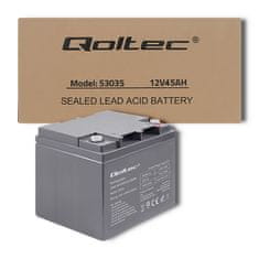 Qoltec AGM akkumulátor | 12V | 45Ah | max 540A
