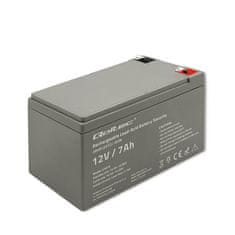 Qoltec AGM akkumulátor | 12V | 7Ah | karbantartásmentes | hosszú élettartamú | akkumulátor UPS-hez, biztonságtechnikai berendezésekhez