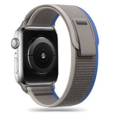 Tech-protect Nylon szíj Apple Watch 42/44/45/49mm, grey/blue