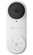 EZVIZ Smart Set DB2 2K (3MP)/ Wi-Fi/ videofon/ vezeték nélküli csengő/ felbontás 2000x1504/ IP65/ fehér