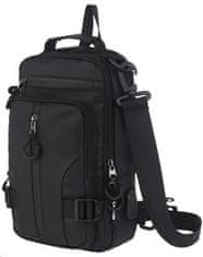 Canyon CB-1 hátizsák, 29 x 16 x 9cm, 3.5L, USB-A port, 3+3 zseb, 2 belső elválasztó, esőálló, fekete színű