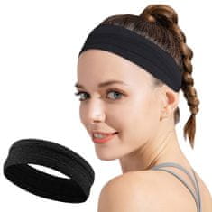 MG Running Headband sport fejpánt, fekete