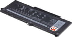 T6 power Akkumulátor Dell Latitude 5520 készülékhez, Li-Poly, 15,2 V, 4100 mAh (63 Wh), fekete