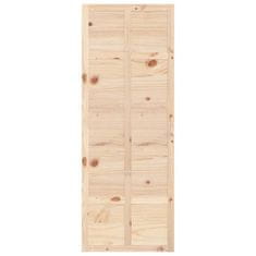 Vidaxl tömör fenyőfa istálló stílusú ajtó 80x1,8x214 cm 824628