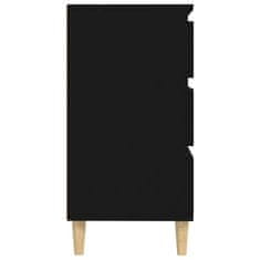 shumee fekete szerelt fa tálalószekrény 60 x 35 x70 cm