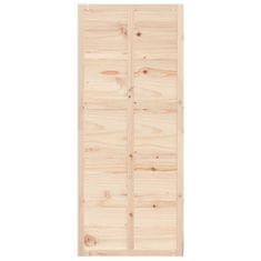 shumee tömör fenyőfa istálló stílusú ajtó 90x1,8x214 cm