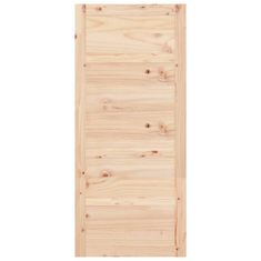 shumee szürke tömör fenyőfa istálló stílusú ajtó 90x1,8x204,5 cm