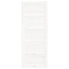 shumee fehér tömör fenyőfa istálló stílusú ajtó 80x1,8x204,5 cm