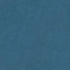 Greatstore kék bársony tárolóülőke 110 x 45 x 49 cm