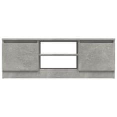 Greatstore betonszürke TV-szekrény ajtóval 102 x 30 x 36 cm