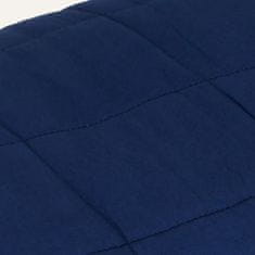 Greatstore kék szövet súlyozott takaró 137 x 200 cm 6 kg