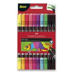 Faber-Castell Neon kétoldalas gyermek filctollak 10 színben