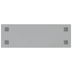 Greatstore fehér falra szerelhető edzett üveg mágnestábla 80 x 30 cm
