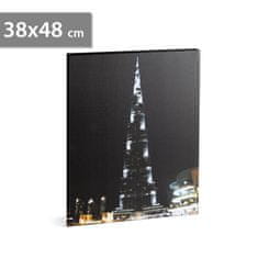 BigBuy LED-es fali hangulatkép 38 x 48 cm - Burj Khalifa (GL- 58018J)