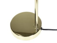 Beliani Aranyszínű fém asztali lámpa 41 cm RAMIS