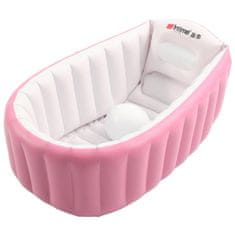 Northix Felfújható fürdőkád babának - rózsaszín 