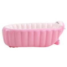 Northix Felfújható fürdőkád babának - rózsaszín 
