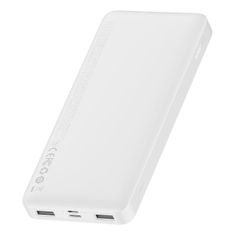 BASEUS Bipow Power Bank 10000mAh 2x USB / USB-C / micro USB 15W, fehér