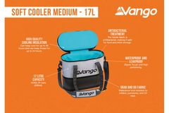Vango Soft Cooler Medium - 17L Cool Grey
