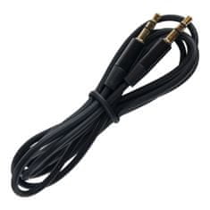 Northix Aux kábel - 3,5 mm, 120 cm - Fekete 
