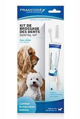 Francodex Dental Kit fogkrém 70g+fogkefe kutyának