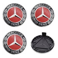 BB-Shop Mercedes emblémák 75 mm-es 4 darabos készlet