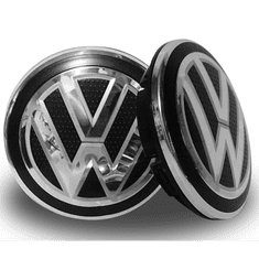 BB-Shop Volkswagen emblémalapok, perforált 65 mm-es 4 darabos készlet