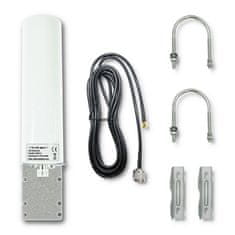 Qoltec 4G LTE DUAL Omnidirectional Antenna | 30dBi | Beltéri/kültéri antenna