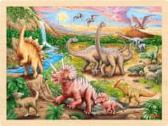 Goki Fa puzzle Dinoszaurusz nyomvonal 96 darab