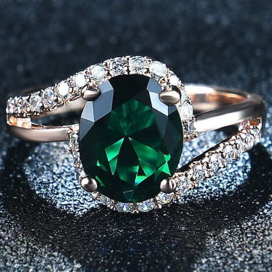 IZMAEL Diana Gyűrű-Arany/Zöld/59mm