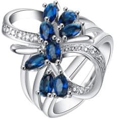 IZMAEL Scarlett Gyűrű-Ezüst/Kék/62mm