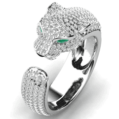 IZMAEL Leopard Gyűrű-Ezüst
